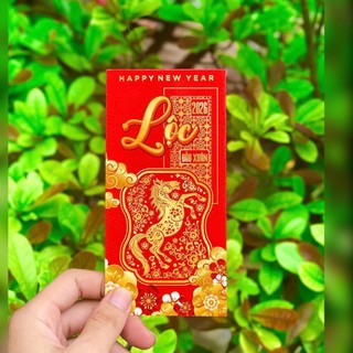 🌸BÁN CHẠY🌸 Combo 10 Bao Lì Xì 2026 CHỮ LỘC , BAO LÌ XÌ NGỰA, Bao Thuận Buồm Xuôi Gió