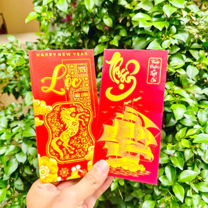 Combo 10 Bao Lì Xì Giá Sỉ Mẫu Chữ Lộc , Mẫu Bao Lì Xì Hình Ngựa đẹp mắt ý nghĩa lịch sự Lì Xì Tết độc đáo , Giá Sỉ
