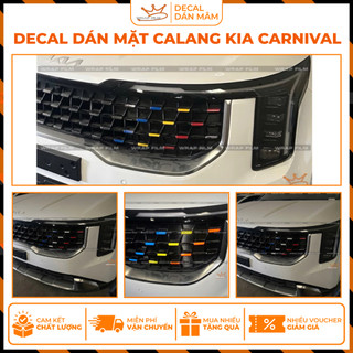 Decal dán mặt calang Kia Carnival 2025 form mới - Decal phản quang 3M cao cấp không thấm nước không phai màu