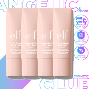Kem Nền ELF, Kem Nền e.l.f Halo Glow Skin Tint SPF 50, Cấp Ẩm, Che Phủ Trung Bình, Mỏng Nhẹ, Kem Nền Chống Nắng.