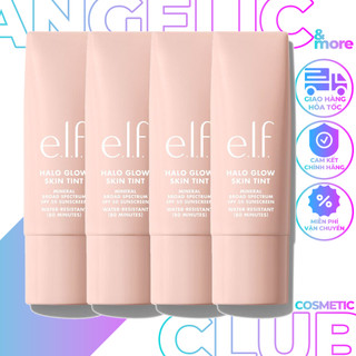 Kem Nền ELF, Kem Nền e.l.f Halo Glow Skin Tint SPF 50, Cấp Ẩm, Che Phủ Trung Bình, Mỏng Nhẹ, Kem Nền Chống Nắng.