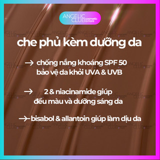 Kem Nền ELF, Kem Nền e.l.f Halo Glow Skin Tint SPF 50, Cấp Ẩm, Che Phủ Trung Bình, Mỏng Nhẹ, Kem Nền Chống Nắng.