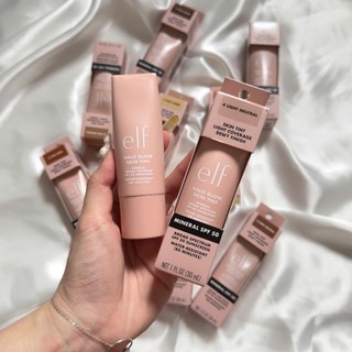 Kem Nền ELF, Kem Nền e.l.f Halo Glow Skin Tint SPF 50, Cấp Ẩm, Che Phủ Trung Bình, Mỏng Nhẹ, Kem Nền Chống Nắng.