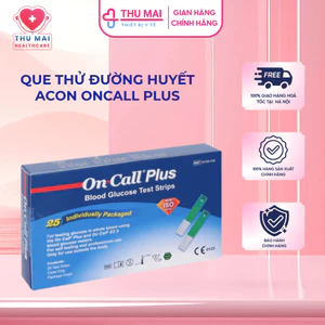 Que Thử Đường Huyết Acon Oncall Plus Dùng Cho Máy Oncall Plus & Oncall EZ ( Mẫu vỉ mới)