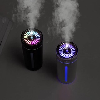 Máy Xông Tinh Dầu Ô Tô Mini – Có PIN 5 Giờ Đồng Hồ, Đèn LED 7 Màu