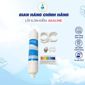 Lõi lọc nước tạo Ion Kiềm Alkaline nâng PH chống oxy hóa tặng kèm 01 lọ quỳ tím+bảng màu+2góc nhanh💥CAM KẾT CHÍNH HÃNG 💥