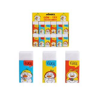 Combo 10 Gôm Tẩy Bút Chì Siêu Sạch Chuyên Dùng Cho Học Sinh Mondez- Tẩy Đen Giá Rẻ Chất Lượng Ít Vụn Ít Bám Bẩn