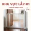 Thanh Chắn Cửa Phòng Royal An Toàn Cho Bé Cố Định Vị Trí Cửa Cầu Thang Lắp Đặt Không Cần Khoan Đục