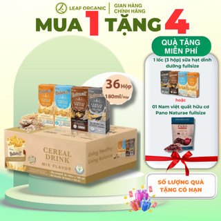 Nguyên thùng 36 Hộp sữa hạt ngũ cốc hữu cơ 4care Balance organic