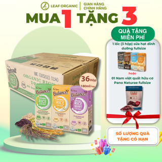 Thùng 36 hộp sữa gạo hữu cơ 4Care Balance, có mix vị