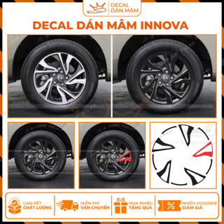Decal dán mâm INNOVA 2021-2022 - Decal cao cấp không phai màu không thấm nước không để lại keo khi bóc