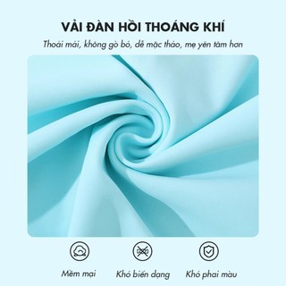 Bộ đồ bơi trẻ em YOUYOU áo tay dài chống nắng quần bơi thoáng khí co giãn 4 chiều đi biển BD34089Y