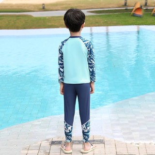 Bộ đồ bơi trẻ em YOUYOU áo tay dài chống nắng quần bơi thoáng khí co giãn 4 chiều đi biển BD34089Y