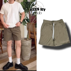 Quần Short Ngắn Nỉ Cotton Nam Nữ Keeshy Unisex Thể Thao Dáng Trẻ Trung Form Rộng