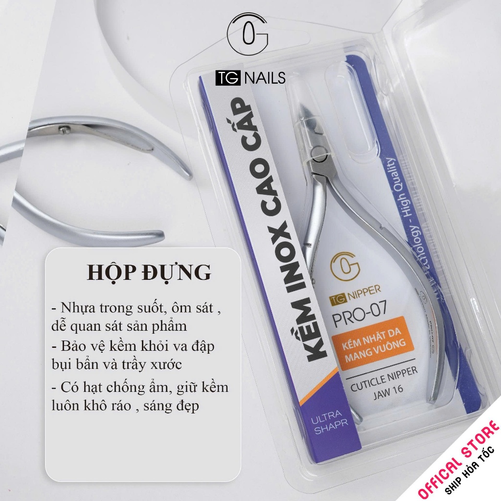 Kìm cắt da, Kềm Nhặt Da TG Cao Cấp: Chuyên Nghiệp Từng Đường Cắt