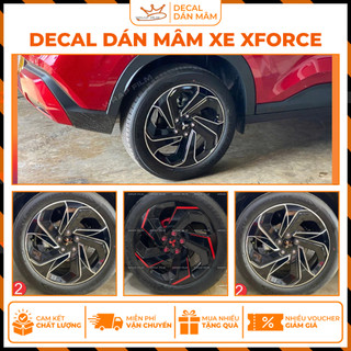Decal dán mâm Mitsubishi Xforce ( giá bao gồm 5 bánh ) - Decal cao cấp không thấm nước không phai màu