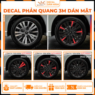 Decal dán mâm Outlander 2022-2024 - Decal dán mâm xe cao cấp không phai màu không thấm nước
