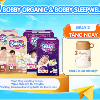 [MUA 2 TẶNG QUÀ]  Tã Quần Bobby Organic Siêu Mỏng Thoáng Khí Ngừa Hăm Cho Bé Da Nhạy Cảm - Tặng Thêm 4 Miếng -Ichimall