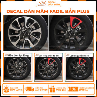 Decal dán mâm Vinfast Fadil bản Plus (Xem kĩ bản và mâm xe của mình trước khi đặt)