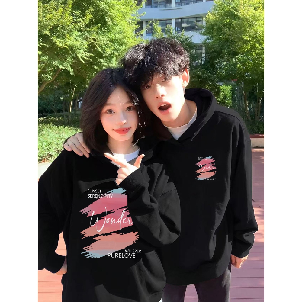 Áo cặp đôi HappyFamily - Áo đôi Hoodie Wonder Love – Áo cặp nam nữ ulzzang