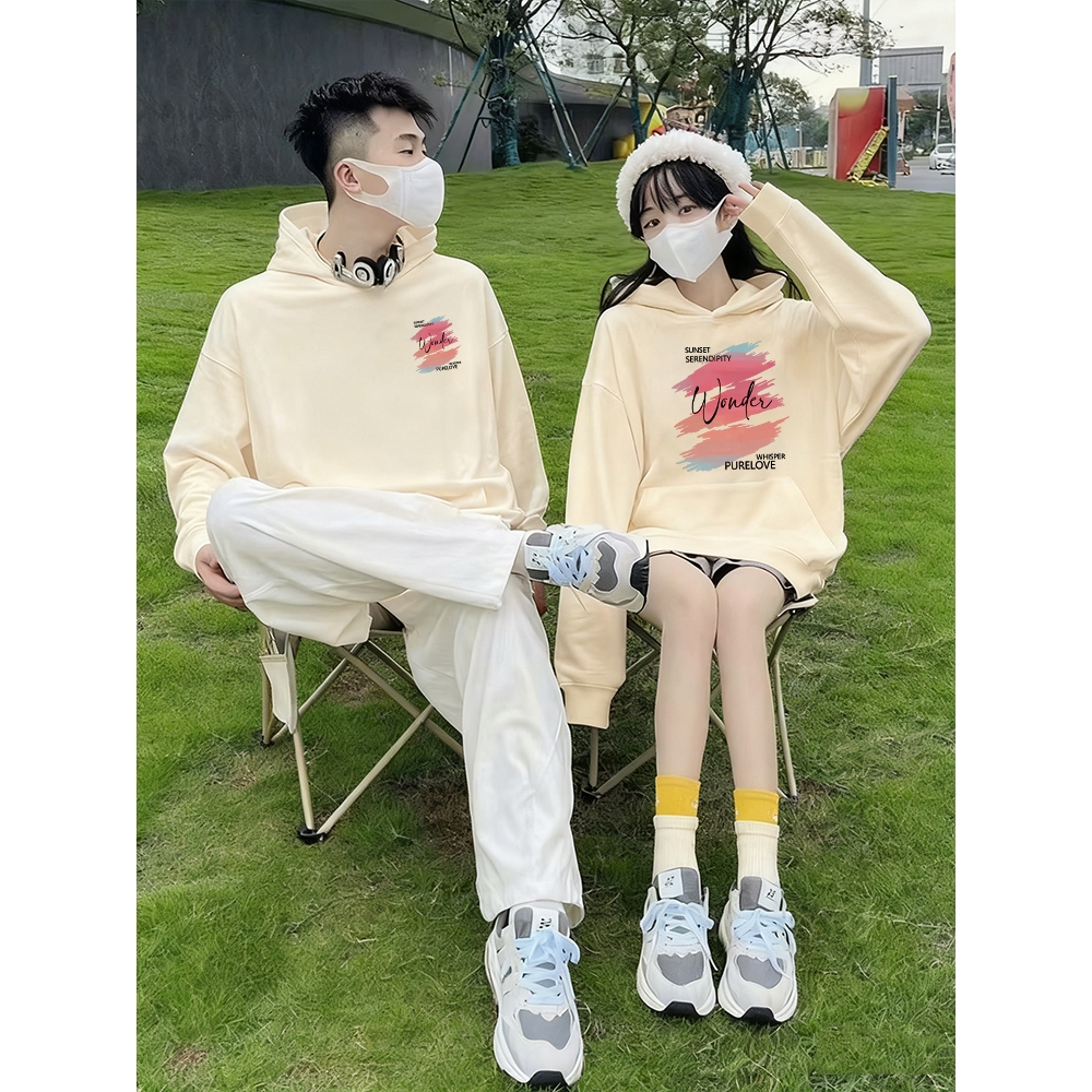 Áo cặp đôi HappyFamily - Áo đôi Hoodie Wonder Love – Áo cặp nam nữ ulzzang