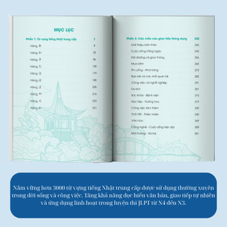 Sách - 3000 Từ Vựng Tiếng Nhật Thông Dụng Trung Cấp MCBooks
