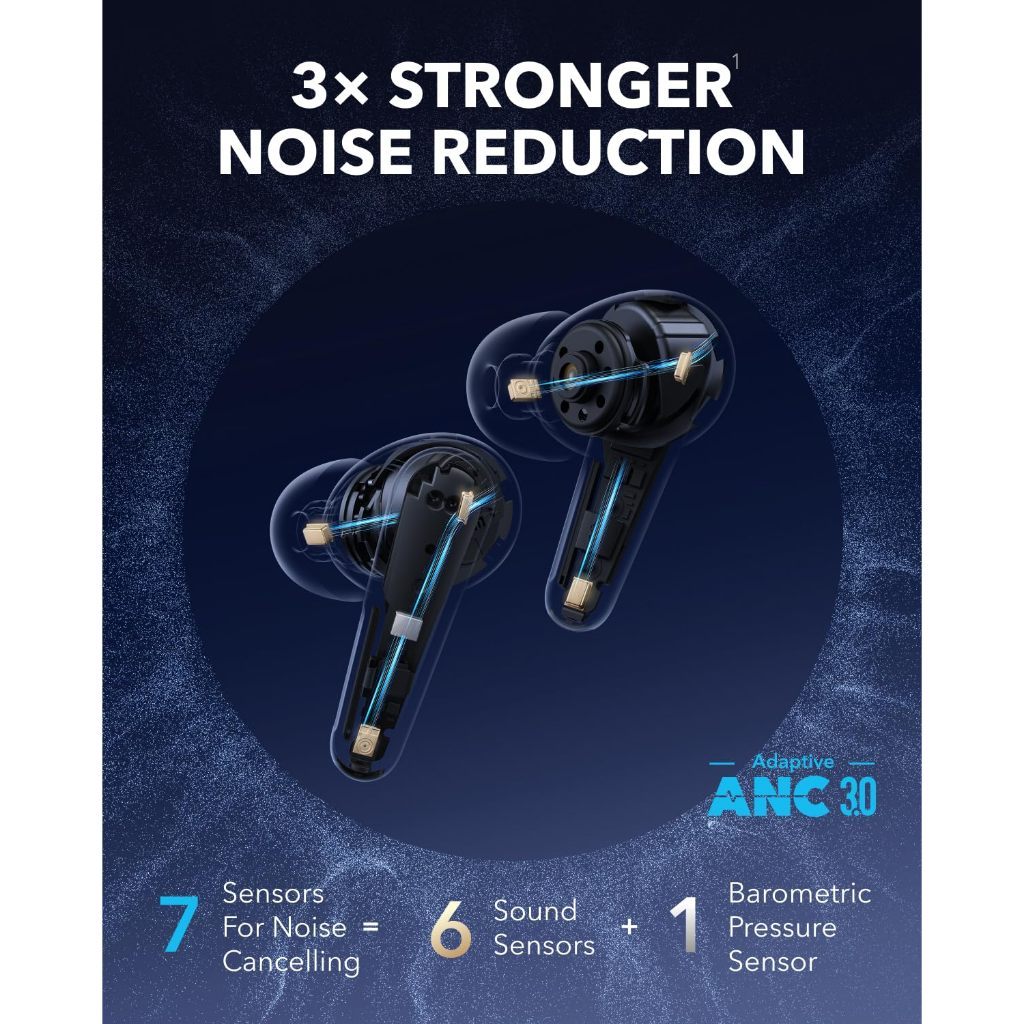 Tai nghe bluetooth soundcore Liberty 4 Pro chống ồn chủ động, điều khiển nhanh qua màn hình cảm ứng, sạc nhanh siêu tốc | BigBuy360 - bigbuy360.vn