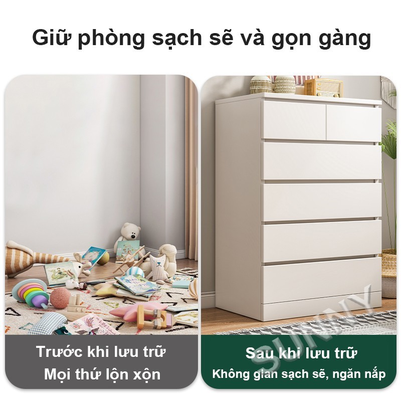 Tủ đựng đồ đa ngăn hiện đạiTủ đựng đồ nhiều ngăn cánh cửa decor nhà hiện đại MDF chống ẩm gen