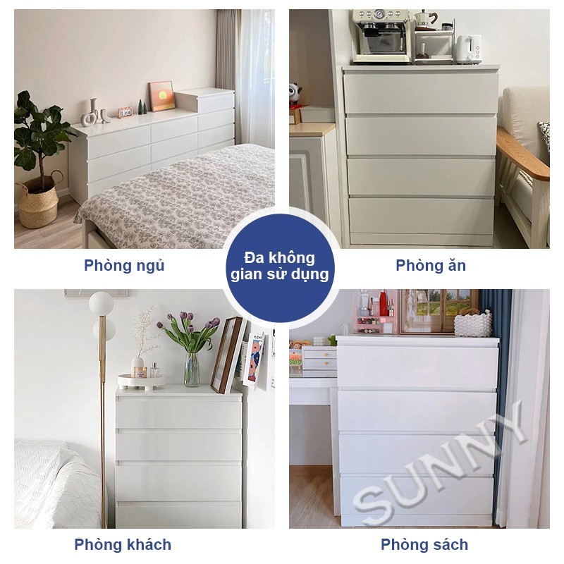 Tủ đựng đồ đa ngăn hiện đạiTủ đựng đồ nhiều ngăn cánh cửa decor nhà hiện đại MDF chống ẩm gen