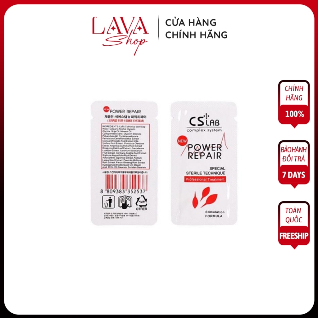 GÓI CS Lab - Kem Phục Hồi Da Sau Xăm New Power Repair Cream