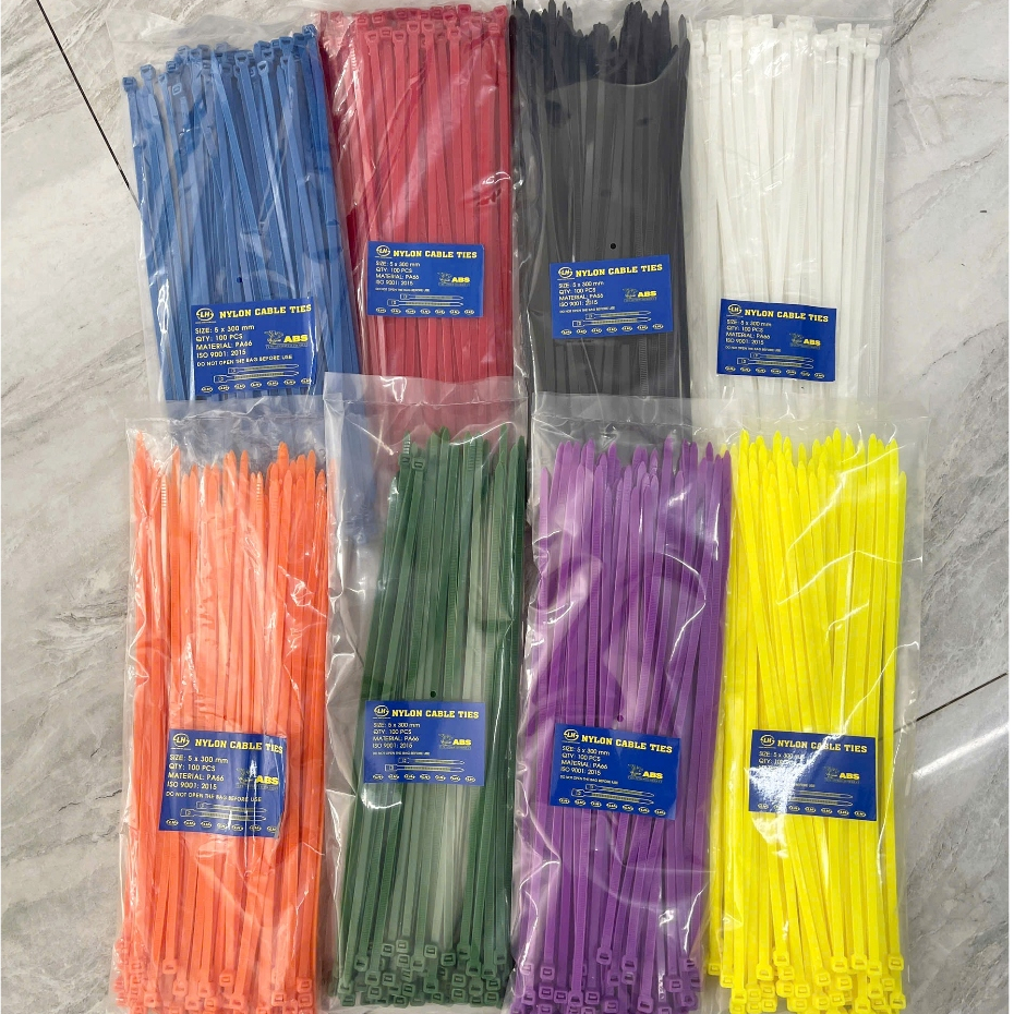 Dây Rút Nhựa Màu 30cm - Dây Thít Màu 3 Tấc - 100 Sợi / 1 Bịch - Nhiều ...
