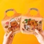 Lốc 10 Túi Ziplock Kapybara chống nước Đựng Bánh Kẹo, Quà Tặng Lưu Niệm có Quai Xách Tiện Dụng