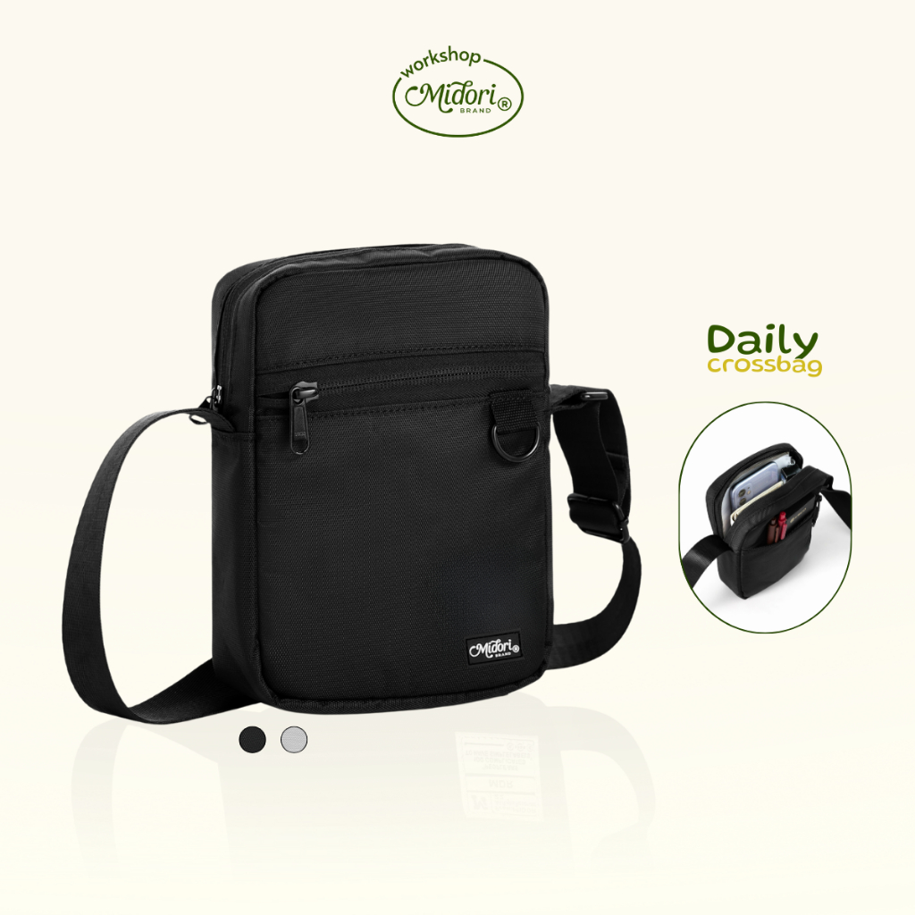 Túi Xách DAILY Đeo Chéo Nam Nữ Vải Polyester Đựng Điện Thoại Đi Chơi Tiệc | Mi Midori