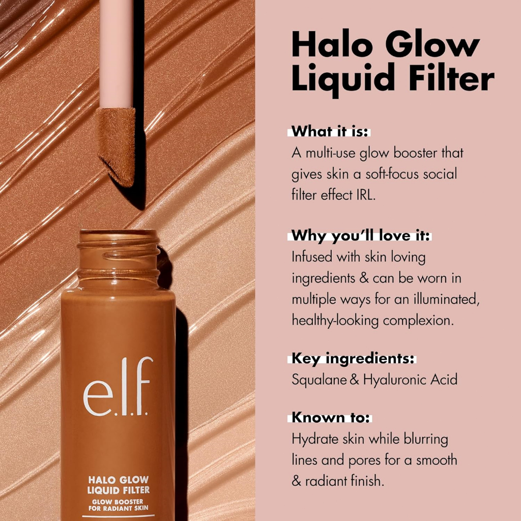 Kem Lót Dạng Lỏng e.l.f. Halo Glow Filter 31.5ml – Dưỡng Mịn & Tạo Hiệu Ứng Sáng Da