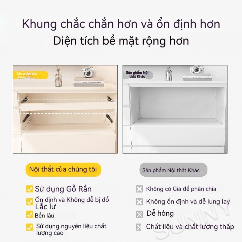SUNNY Tủ ngăn kéo gia đình nâng cấp đa năng hiện đại tiết kiệm diện tích bền đẹp