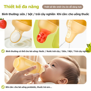 Youkebei ống bón thuốc cho bé Dụng Cụ Cho Bé Uống Thuốc Đặc Biệt, Chống Sặc Thích Hợp Uống Nước Uống Và Sữa