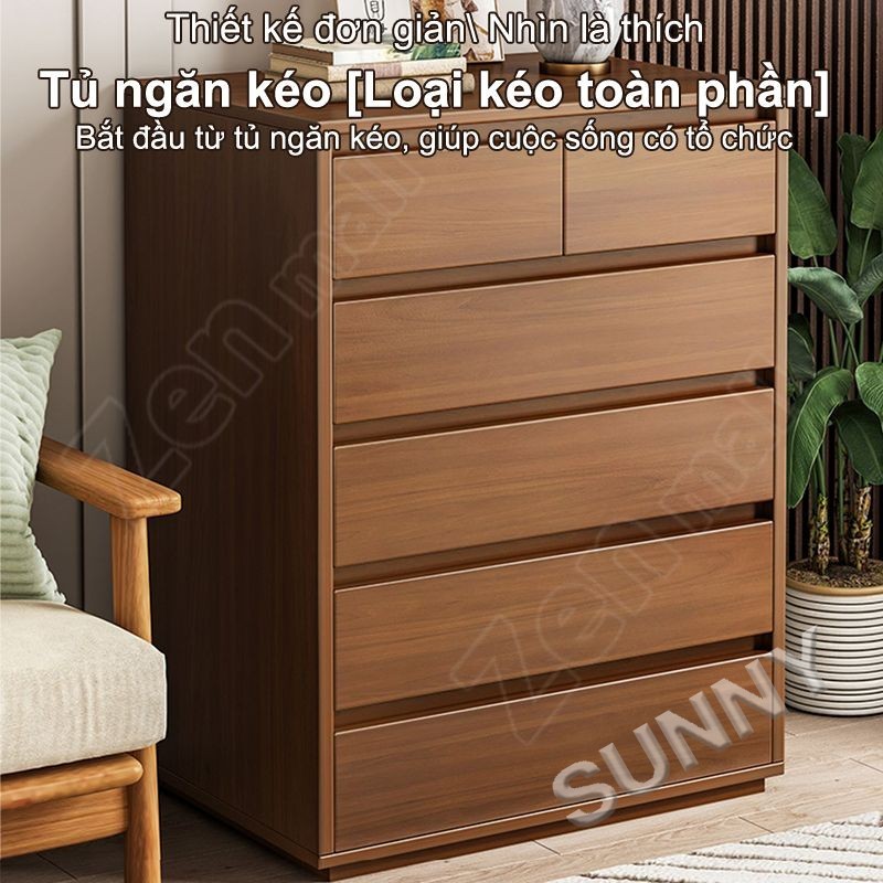 SUNNY Tủ ngăn kéo gia đình cao cấp sang trọng đa năng lưu trữ lớn bền đẹp