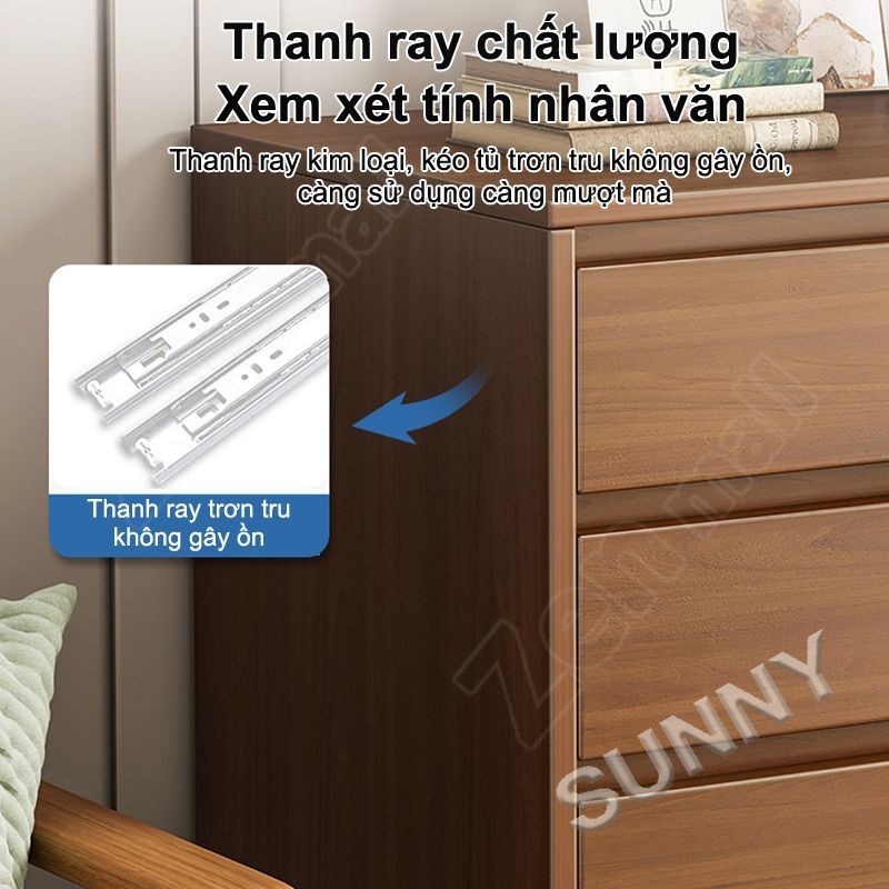 SUNNY Tủ ngăn kéo gia đình cao cấp sang trọng đa năng lưu trữ lớn bền đẹp