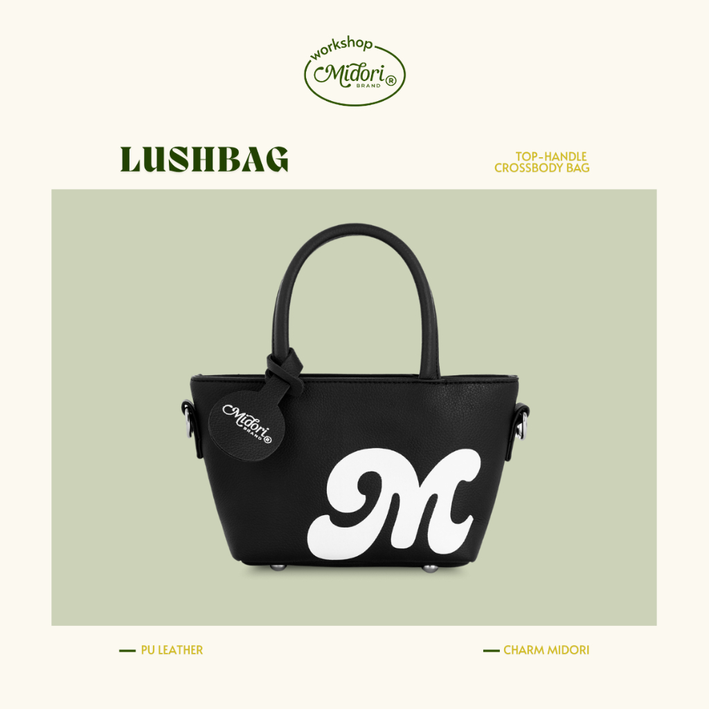 Túi Da PU LUSHBAG Nam Nữ Có Dây Đeo Chéo Đựng Điện Thoại Đi Học Chơi | LOCAL BRAND MI MIDORI
