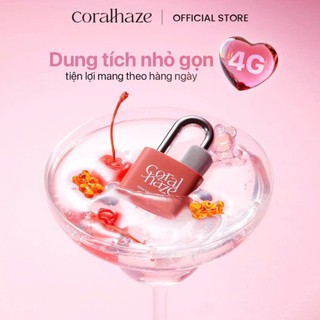 Son tint bóng dạng thạch CORALHAZE Glow Lock Jelly, giúp môi mềm mịn, tươi tắn tự nhiên 4g