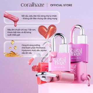 Son tint bóng dạng thạch CORALHAZE Glow Lock Jelly, giúp môi mềm mịn, tươi tắn tự nhiên 4g