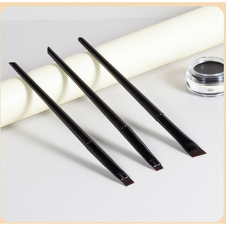Set 3 cọ trang điểm dẹt có đầu cọ xéo, đầu cọ bằng, cọ trang điểm đầu dẹt - Phúc Hưng