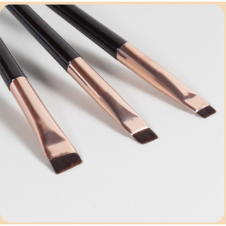Set 3 cọ trang điểm dẹt có đầu cọ xéo, đầu cọ bằng, cọ trang điểm đầu dẹt - Phúc Hưng