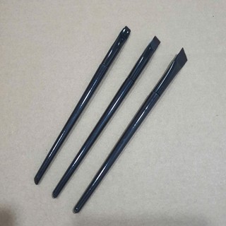 Set 3 cọ trang điểm dẹt có đầu cọ xéo, đầu cọ bằng, cọ trang điểm đầu dẹt - Phúc Hưng