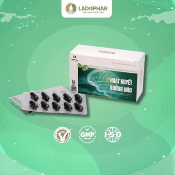 [CHÍNH HÃNG] Hoạt huyết dưỡng não Ladopharma - Bổ não tăng cường tuần hoàn máu não - Hộp 50 viên