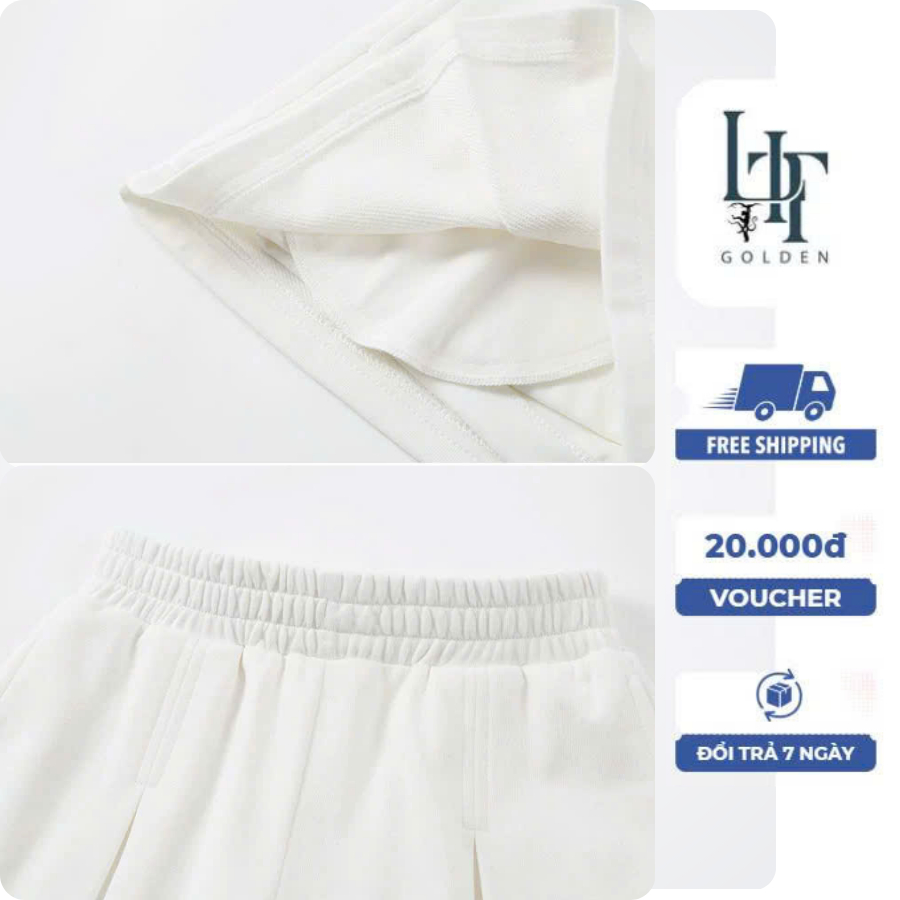 T1_Set đồ thể thao nữ tay ngắn áo thun polo chân váy thêu nơ - LIT.GOLDEN - hàng QC cao cấp L1