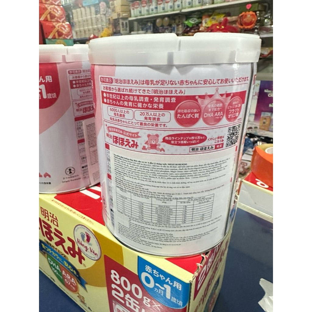 Sữa Meji  nội địa đủ số 0-1, 1-3 800g {đủ tem phụ}