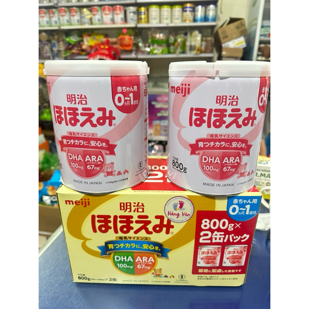 Sữa Meji  nội địa đủ số 0-1, 1-3 800g {đủ tem phụ}