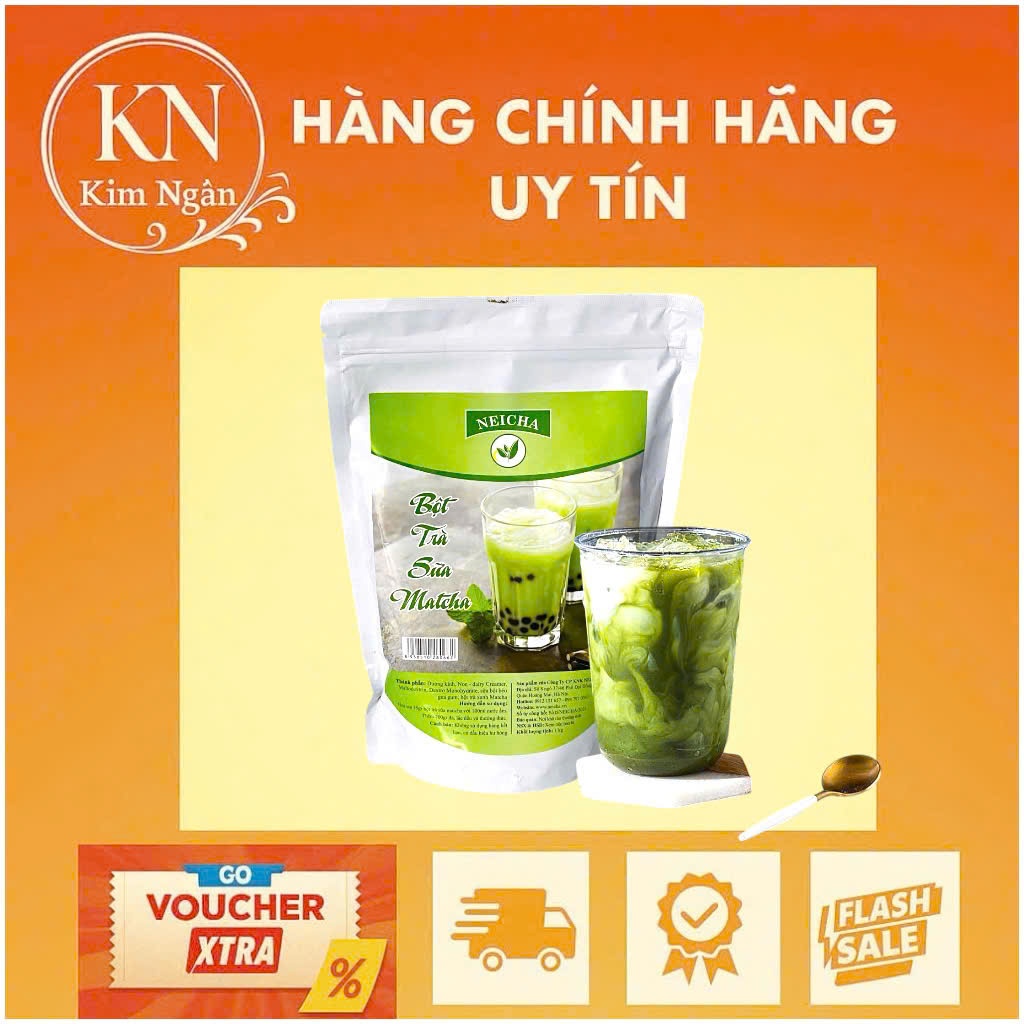 BỘT TRÀ SỮA MATCHA (NEICHA )_1KG _ Hương matcha thơm dịu, vị ngọt vừa ...