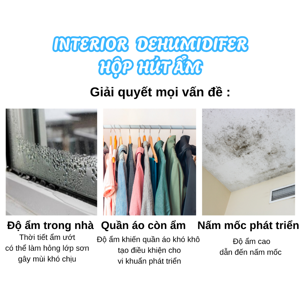 HỘP HÚT ẨM ĐA NĂNG PNAIREX 230G - CHỐNG ẨM MỐC, KHỬ MÙI HIỆU QUẢ